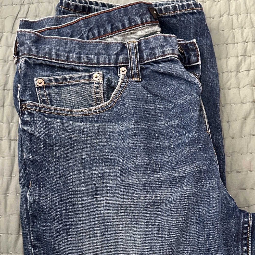 Banana Republic Dark Blue Straight Jeans